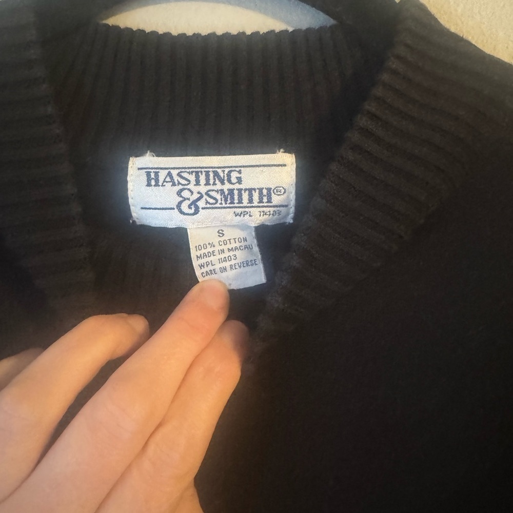 Black Women's Mockneck Sweater - Picture 5 of 6